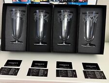4 original Versace Arabesque Wasserpokale, Dekor 320319, neu und OVP