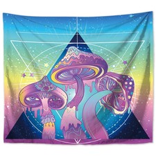 Wandbehang Psychedelic Pilze