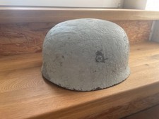Stahlhelm Luftwaffe Fallschirmjäger Wehrmacht Bodenfund M38