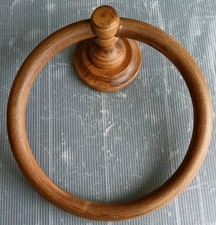 Handtuch Halterring Holz 1983