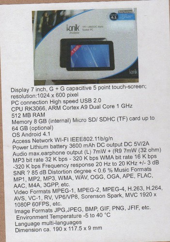 Onik tp7 1000dc cm - i.onik, 17,8