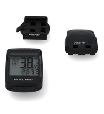 Fischer Fahrradcomputer Funk Solar FitPlus 27 Funktionen  Fahrradcomputer