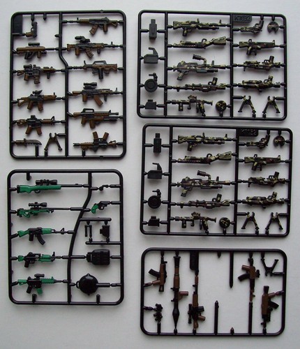 Waffen set swat police - set,