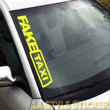 FAKE TAXI Aufkleber Taxi