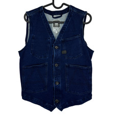 G-Star Gilet Damen mittelblau