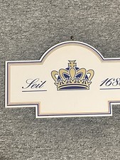 Seltenes Großes Tresen/ Werbeschild „ Kesselring „ Brauerei