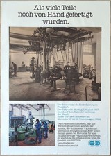 Poster Plakat - Mercedes-Benz - BMW Fabrik Werbung Original Business