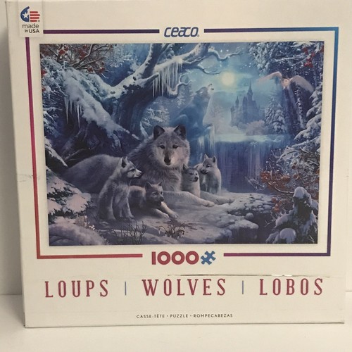 Ceaco wolves 1000 piece jigsaw - wolves,
