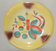 Teller Art Deco Spritzdekor