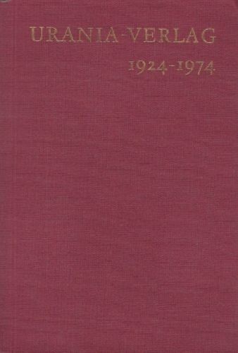 Buch jahre urania - jahre, urania-verlag