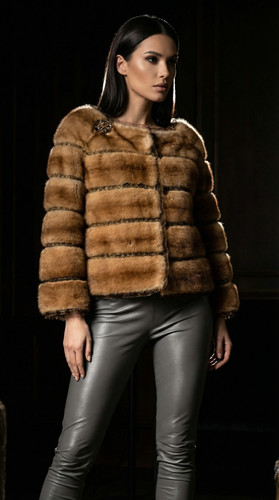 Neu nerzjacke farbe pastell - farbe,