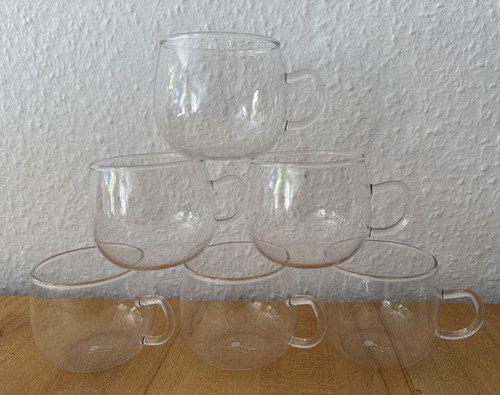 Jenaer glas teegläser - 6x,