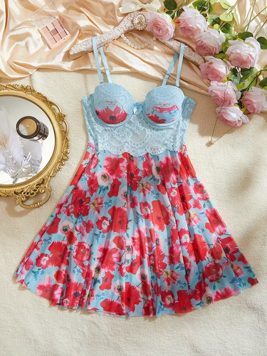 Sexy spitzen slip kleid - spitzen,