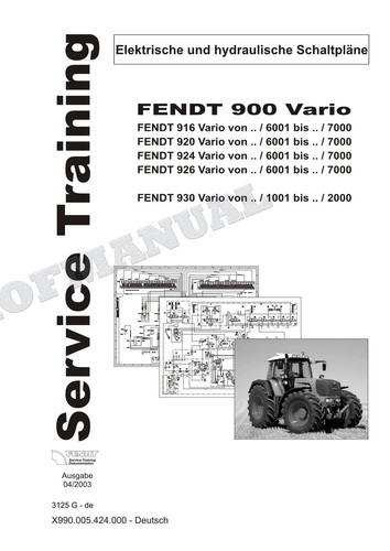 Fendt 916 920 - 920, 926