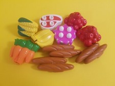 Lego Duplo Lebensmittel Obst Torte Gemüse Baquette Obstkiste Supermarkt