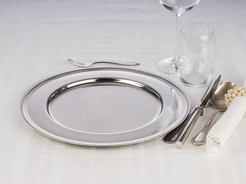 Edler platzteller perlrand - platzteller,
