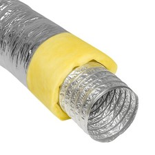 Abluftschlauch Isoliert Schallgedämmt für Klimageräte Trockner Grow Anbau