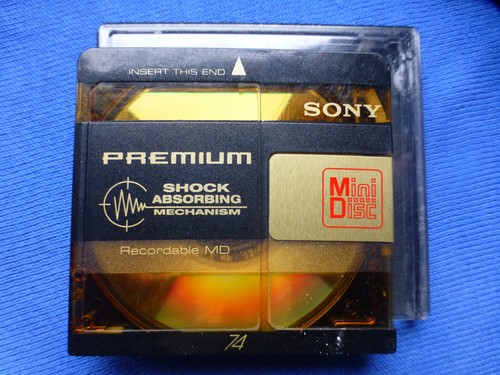 Sony premium minidisc shock - minidisc,