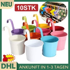 10er Set Hängetopf Metall
