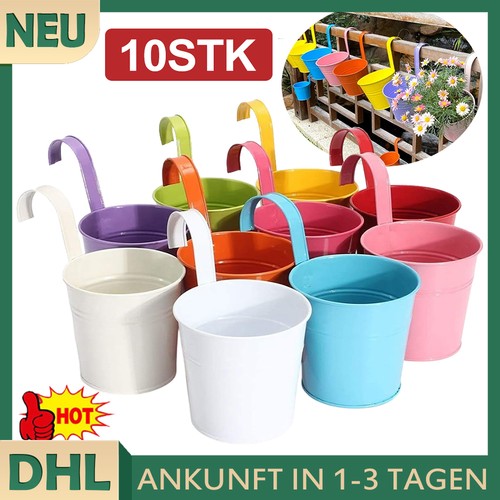 10er set hängetopf - 10er, metall