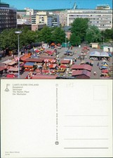 Postcard Lahti Kauppatori