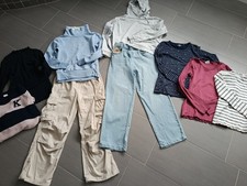 Mädchen Bekleidungspaket Gr. 152/158 - Jeans WideLeg,Pulli,Shirts...