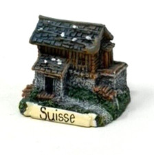 Suisse Berghütte - Schweiz - Souvenir (Resin) ca. 2,5 x 1,9 x 3 cm