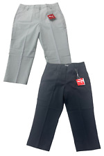 Puma Golf Damen Pounce Caprihose, Stretch, schwarz oder grau, NEU