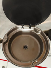 Thetford SBL3014 Spüle Edelstahl Spülbecken rund 405 x 145mm 7,4L  Abfl.25mm