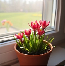 Schneekrokusse rosa Krokusse