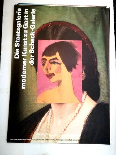 Plakat neue pinakothek - pinakothek, ernst