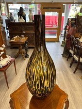 VINTAGE BODENVASE GROSSE VASE AUS GLAS 72x27cm