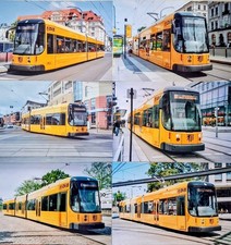 6 Fotoabzüge Straßenbahn