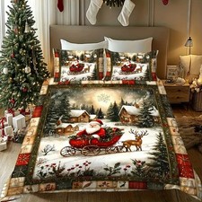 Ländliche Weihnachten Santa