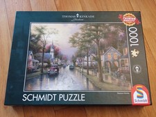 Schmidt Puzzle 1000 Teile "Morgen in der kleinen Stadt" TOP