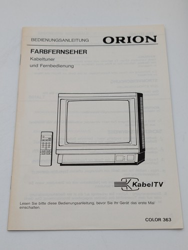 Orion color 363 - orion, tv