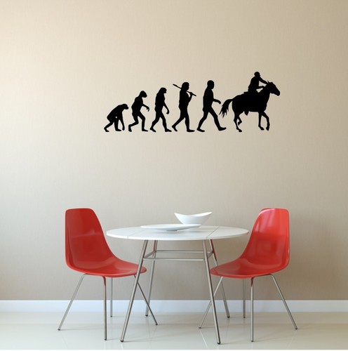 Wandtattoo evolution reiter - -,