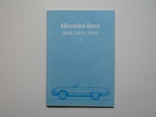 Prospekt / Katalog / Broschüre - Mercedes R107 - 280 SL, 380 SL, 500SL - 12/81