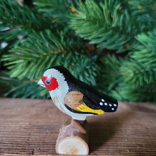 Distelfink vogel figur holz - distelfink,