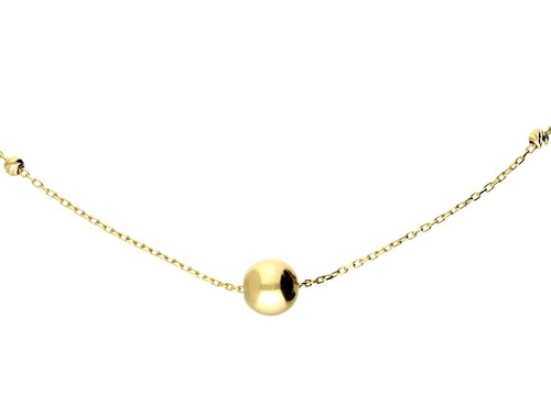 Echte 585 gold kette collier - gold, /