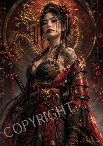 Poster geisha gothik - poster,