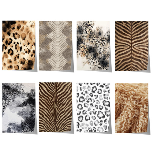 Tiermuster poster leopard - tiermuster,