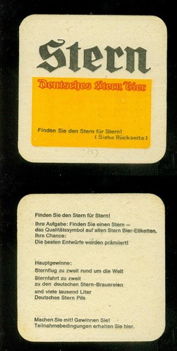 Bierdeckel stern bier - stern, (1)