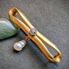 Jugendstil designer brosche - jugendstil,