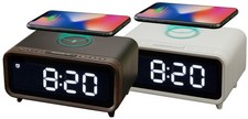 Digitaler DAB+ Radiowecker mit Kabelloser Ladestation Nachtlicht und USB Ausgang