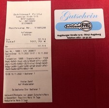 Warengutschein von Schlüssel Fritz, 86157 Augsburg im Wert von 107,70 Euro