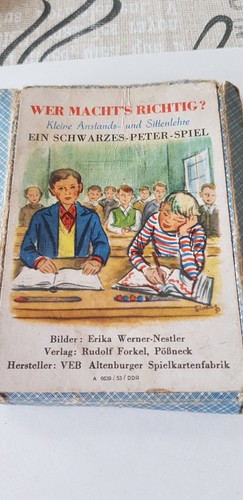 Schwarzer peter spiel - x,
