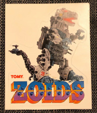 TOMY ZOIDS Sticker DINOSAURIER ROBOTER AUFKLEBER 80er Jahre Spielzeug Figur (K)