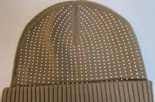 Burberry  Strickmütze Merino Wolle mit Swarovski Strass Steine One Size Neu