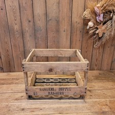 alte Holz-Bierkiste Brauerei